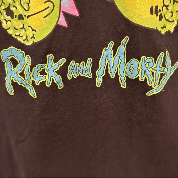 Rick And Morty Raised Graphic T-Shirt Black Adult Swim Cartoon Network‎ Large - Picture 5 of 8